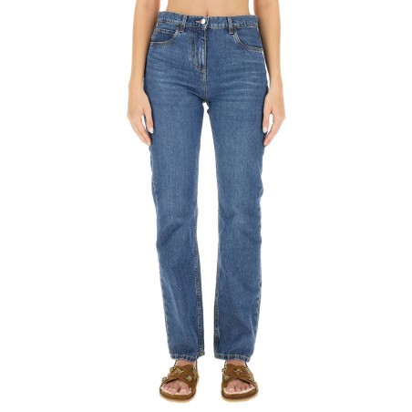 JEANS WITH LOGO EMBROIDERY