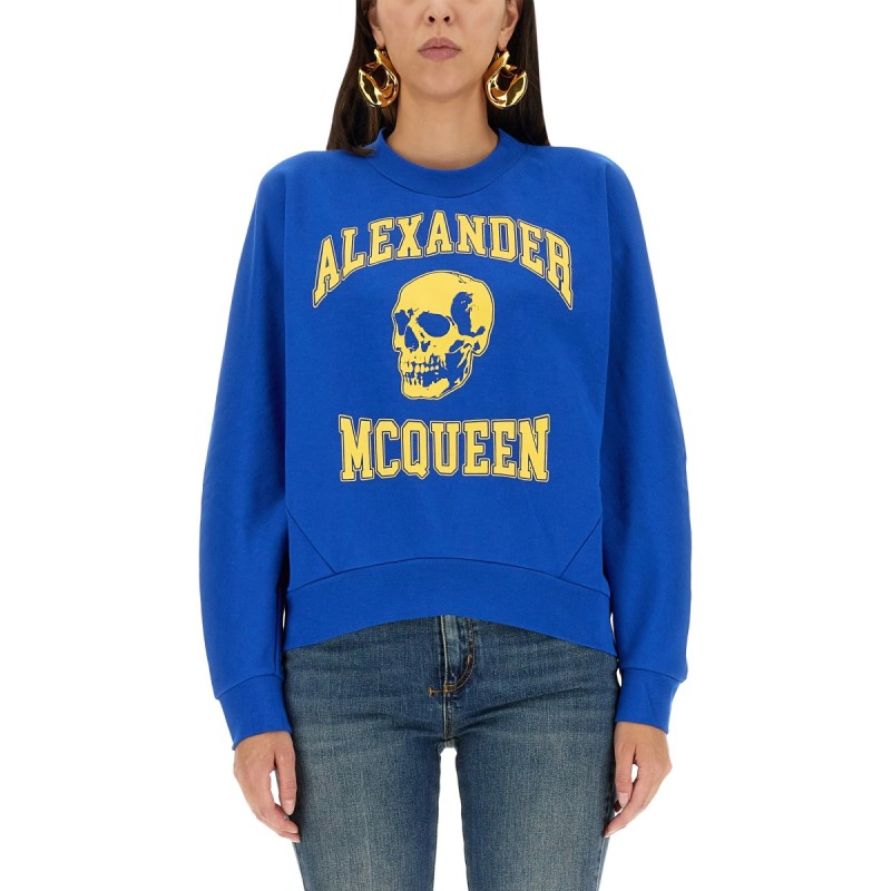 VARSIITY SKULL SWEATSHIRT
