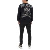 SWEATSHIRT WITH RHINESTONE LOGO
