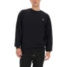 SWEATSHIRT WITH RHINESTONE LOGO