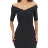 OFF-THE-SHOULDER DRESS