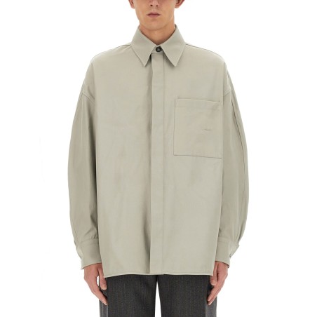 COTTON TWILL OVER SHIRT