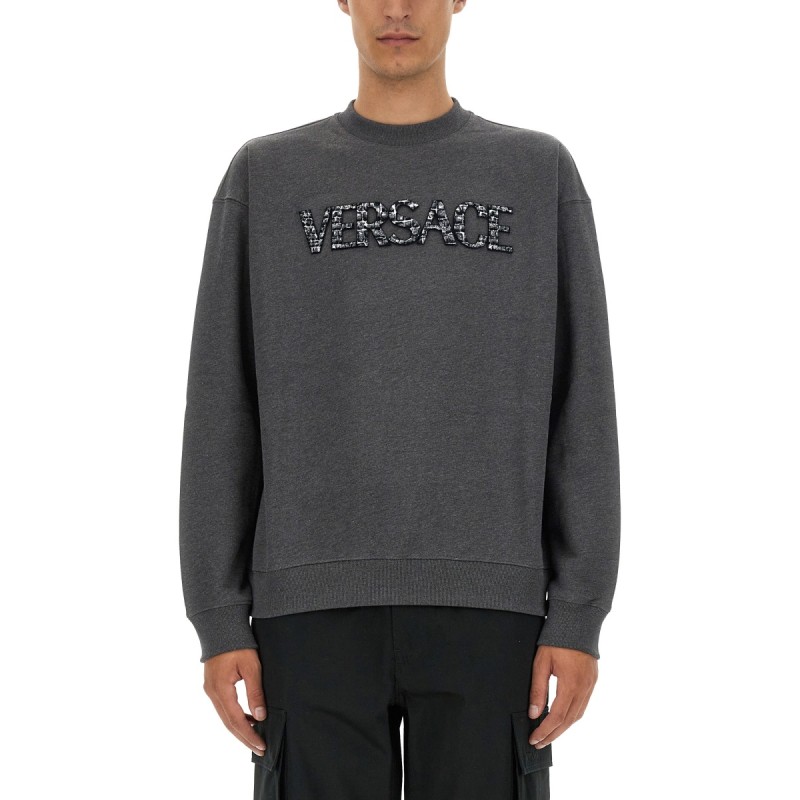 SWEATSHIRT WITH CROCODILE LOGO