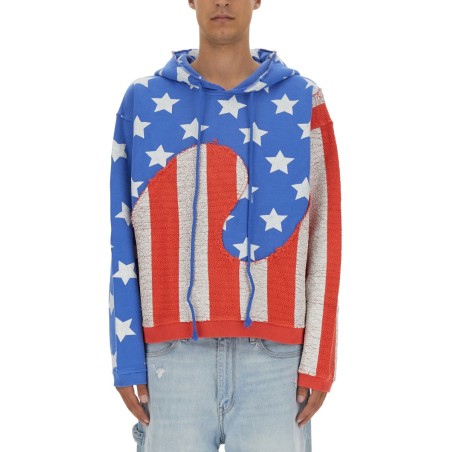 "STARS AND STRIPES SWIRL" SWEATSHIRT