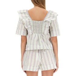 RUFFLE BLOUSE