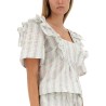 RUFFLE BLOUSE