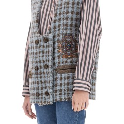 HOUNDSTOOTH OVER VEST