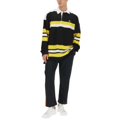 POLO SHIRT WITH STRIPE PATTERN