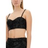 CREPE BUSTIER TOP