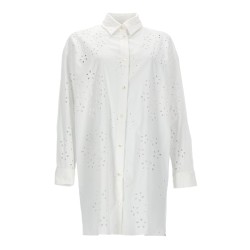 LONG SHIRT WITH PERFORATED PATTERN