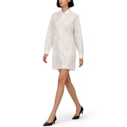 LONG SHIRT WITH PERFORATED PATTERN