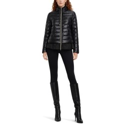 DOWN JACKET WITH RUFFLES