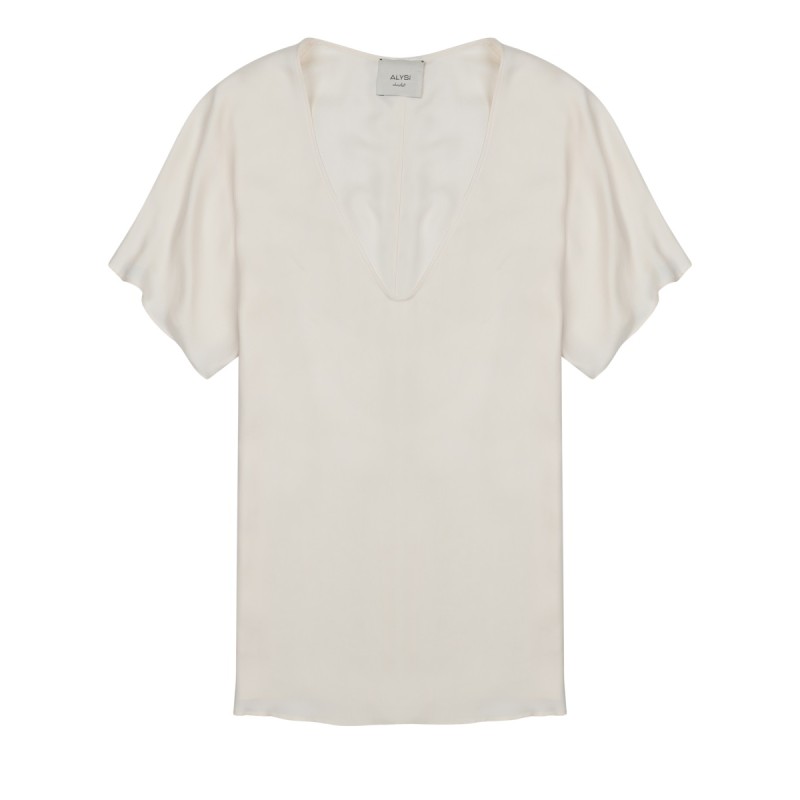 BLUSA IN TWILL DI SETA