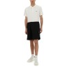 COTTON FLEECE CARGO SHORTS