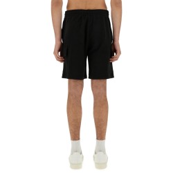 COTTON FLEECE CARGO SHORTS
