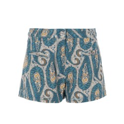 SHORTS CON STAMPA PAISLEY