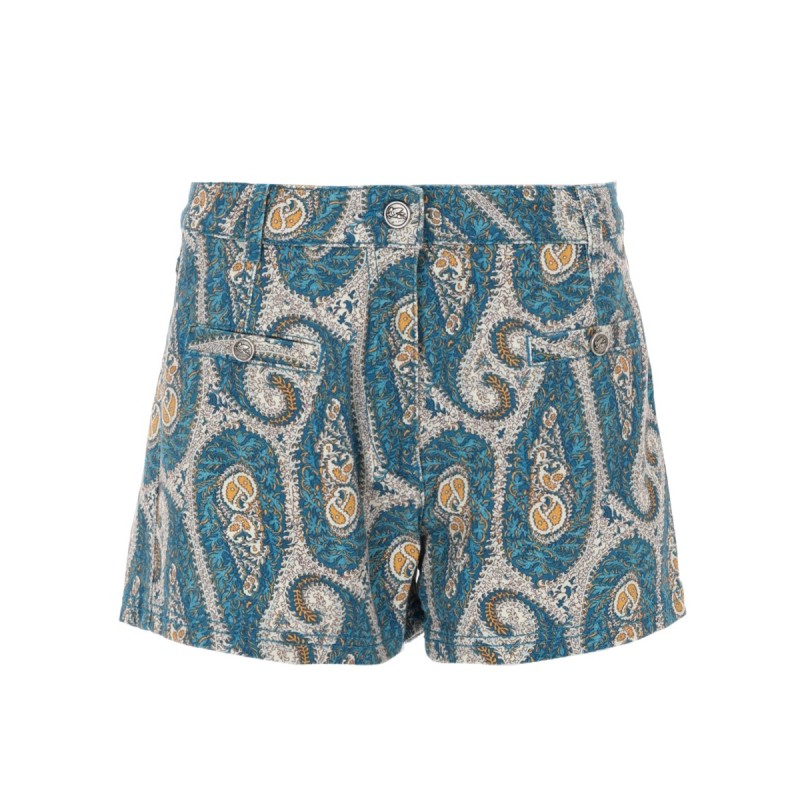 SHORTS CON STAMPA PAISLEY