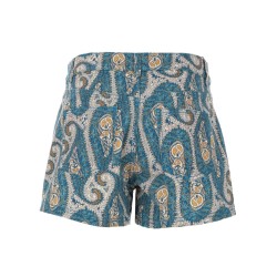 SHORTS CON STAMPA PAISLEY