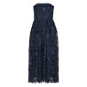 3D LACE MIDI DRESS