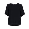 T-SHIRT WITH TRANSPARENT DETAILS