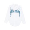"SCANNED BRA" PRINT SHIRT