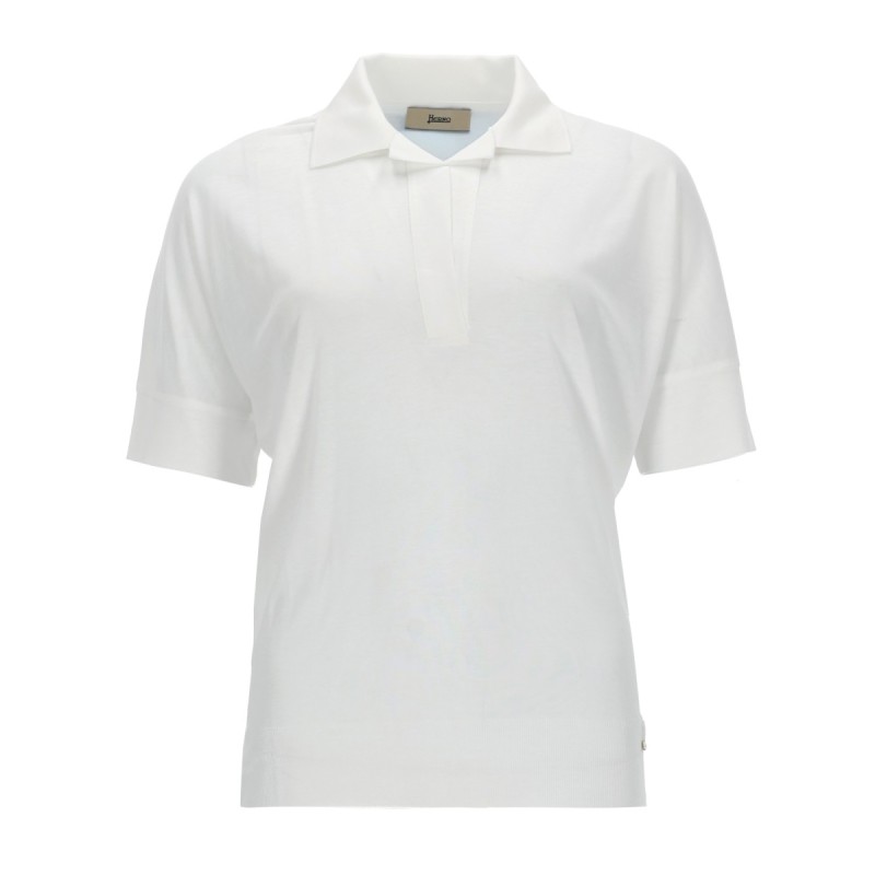 COTTON BLEND POLO SHIRT