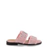 DENIM SANDAL WITH BANGS