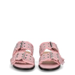 DENIM SANDAL WITH BANGS