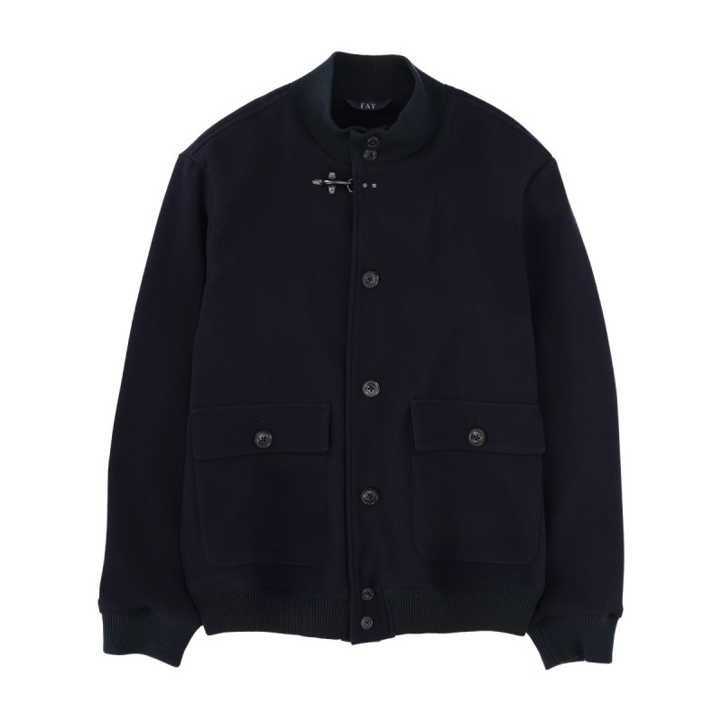 WOOL JACKET WITH BUTTONS