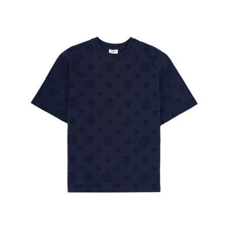 T-SHIRT WITH MONOGRAM DETAILS