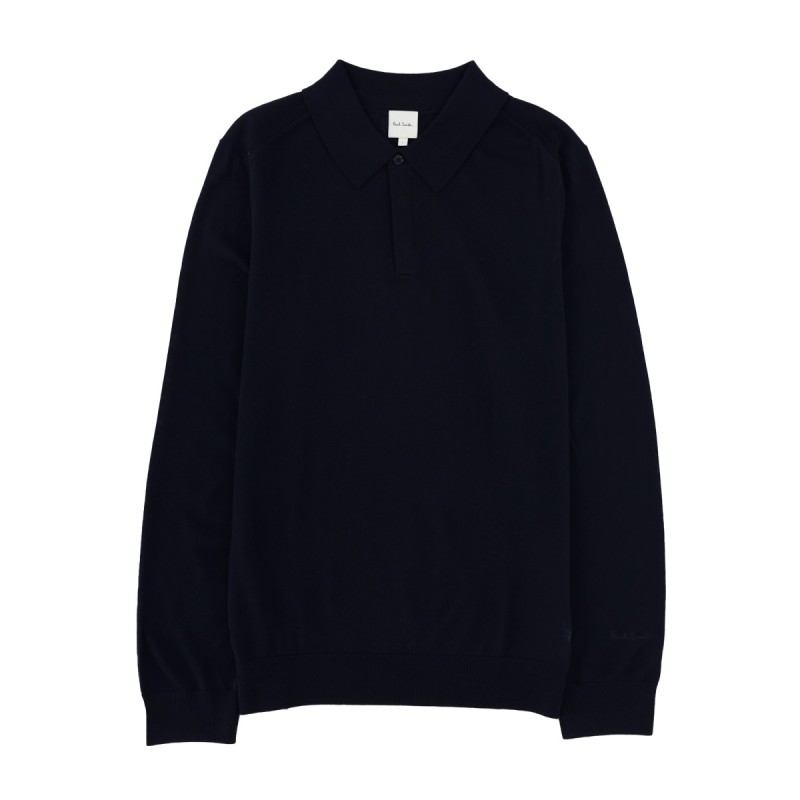 MERINO WOOL POLO SHIRT