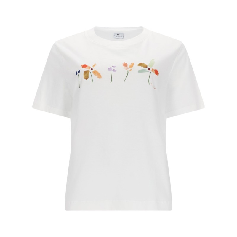 T-SHIRT "ROW OF FLOWERS"
