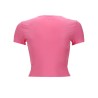 T-SHIRT CROP CON LOGO