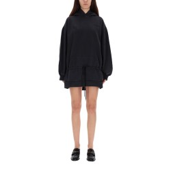 MINI DRESS WITH HOOD