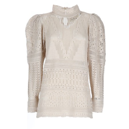 "DAHARA" CROCHET TOP
