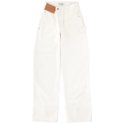 JEANS WITH LOGO PATCH
