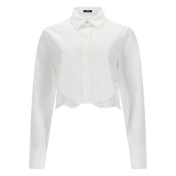 SHIRT WITH LACE INSERTS