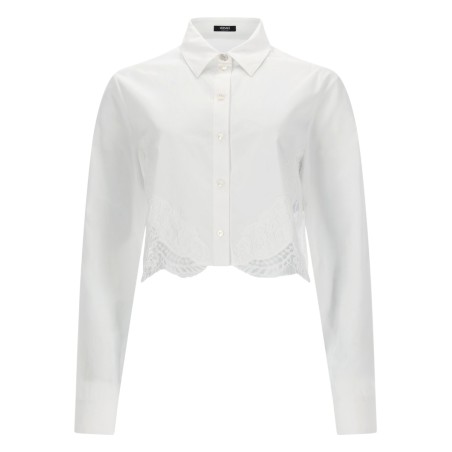 SHIRT WITH LACE INSERTS
