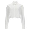 SHIRT WITH LACE INSERTS