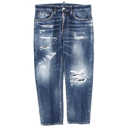 JEANS WITH "DESTROYED" DETAILS