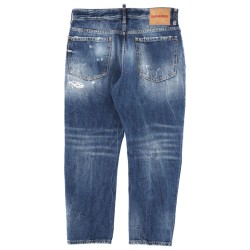 JEANS WITH "DESTROYED" DETAILS