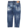 JEANS WITH "DESTROYED" DETAILS