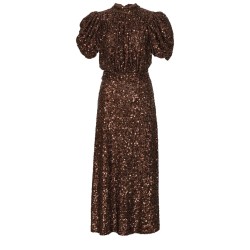 MIDI DRESS WITH SEQUINS
