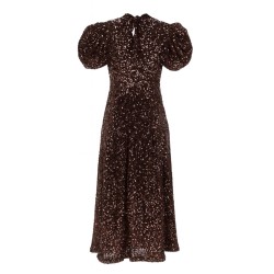 MIDI DRESS WITH SEQUINS