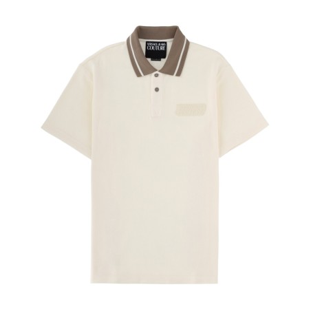 POLO CON PATCH LOGO