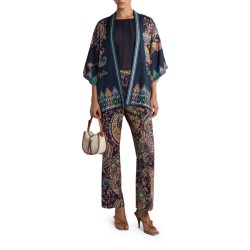 PAISLEY FOLIAGE "BOOTCUT" PANTS