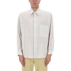 CAMICIA IN COTONE "CRINCKLE"