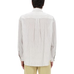 CAMICIA IN COTONE "CRINCKLE"