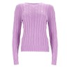 CABLE KNIT WITH LOGO