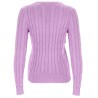 CABLE KNIT WITH LOGO